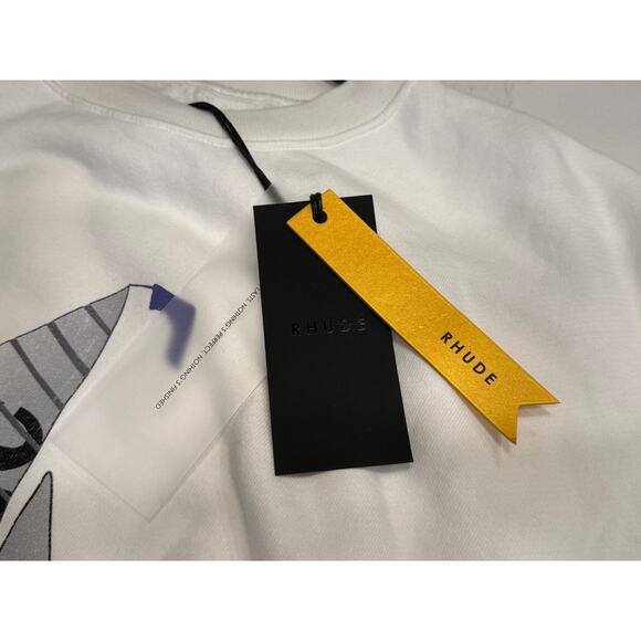 XL | RHUDE Catamaran Champion Graphic Crewneck Sweater Mens MSRP $765 NWT - Picture 7 of 13